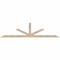 Ekena Millwork Saratoga Smooth Timber Gable Bracket, Douglas Fir, 96"W x 24"H x 3 1/2"D x 3 1/2"F, 6/12 Pitch GBW096X24X0404SAR00SDF - alternate 1